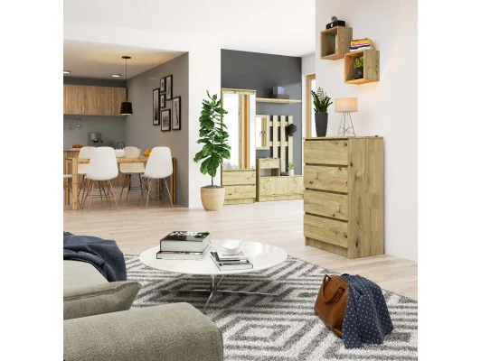 KOMODA K60 4SZ PK DĄB ARTISAN