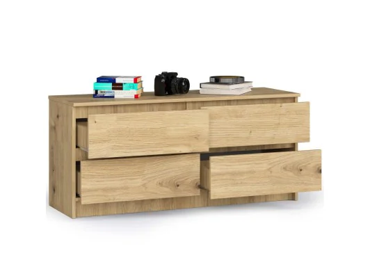 Zobacz KOMODA K120 4SZ CLP DĄB ARTISAN KOMODA K120 4SZ CLP DĄB ARTISAN