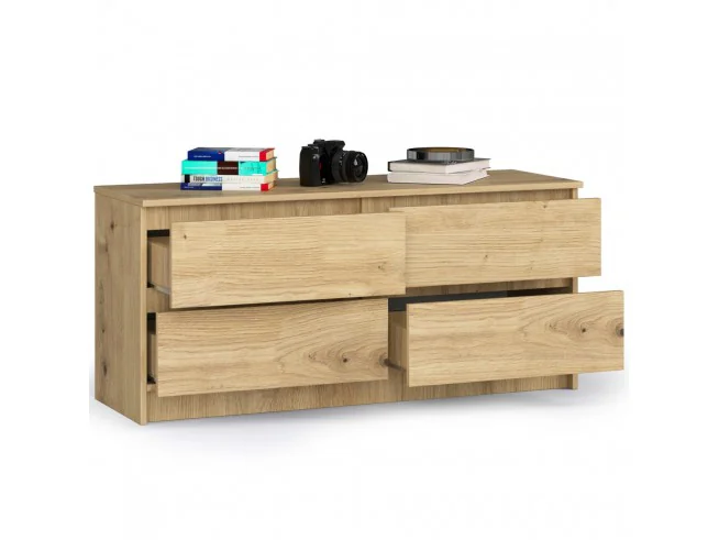 KOMODA K120 4SZ CLP DĄB ARTISAN
