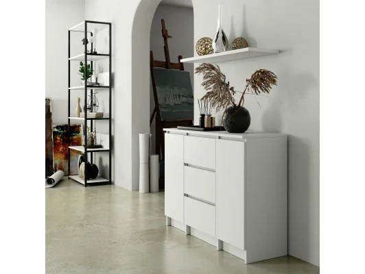 KOMODA K100 2D 3SZ PK BIAŁA