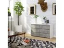 KOMODA CL100 6SZ PK BIAŁA / BETON