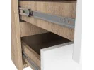 KOMODA CL100 6SZ PK DĄB SONOMA / BIAŁA