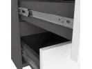 KOMODA CL100 6SZ PK SZARA / BIAŁA