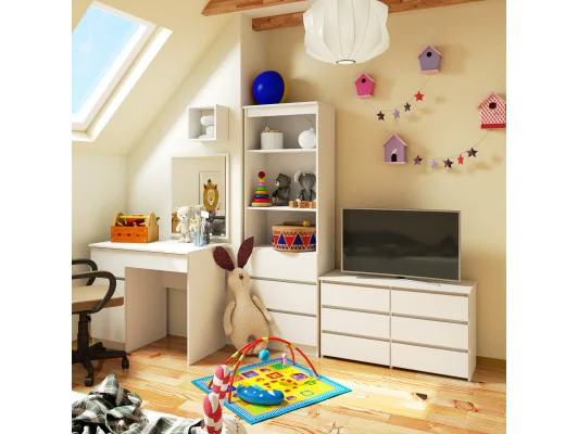 KOMODA CL100 6SZ PK BIAŁA