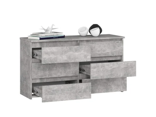 Zobacz KOMODA CL100 6SZ PK BETON KOMODA CL100 6SZ PK BETON