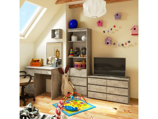 KOMODA CL100 6SZ PK BETON