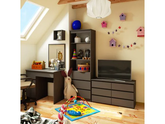 KOMODA CL100 6SZ PK SZARA