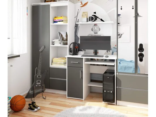 BIURKO JAY PK BIAŁY / SZARY