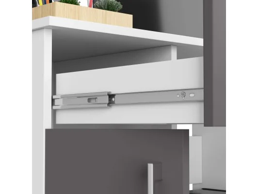 BIURKO JAY PK BIAŁY / SZARY