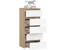 KOMODA CL5 PK DĄB SONOMA / BIAŁA