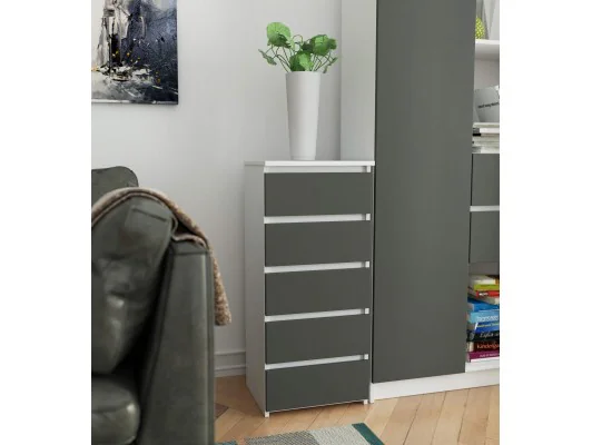 KOMODA CL5 PK BIAŁA / SZARA