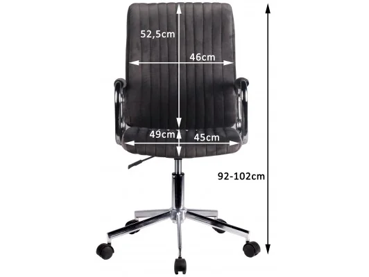 FOTEL OBROTOWY FD-24 RÓŻOWY