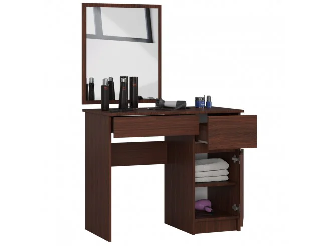 Toaletka z lustrem CLP P-2/SL PRAWA WENGE