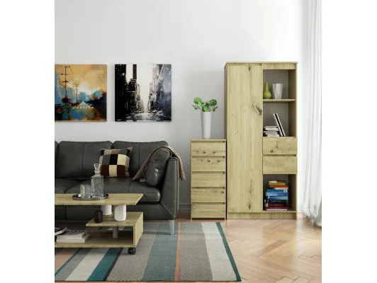 KOMODA CL5 PK DĄB ARTISAN