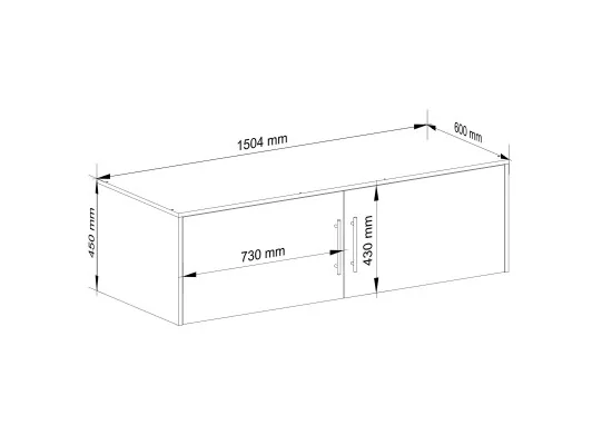 NADSTAWKA DO SZAFY S150 BIAŁA