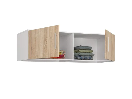 Zobacz NADSTAWKA DO SZAFY S150 BIAŁA / DĄB SONOMA NADSTAWKA DO SZAFY S150 BIAŁA / DĄB SONOMA