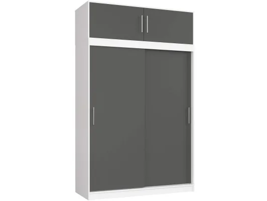 NADSTAWKA DO SZAFY S150 BIAŁA / SZARA