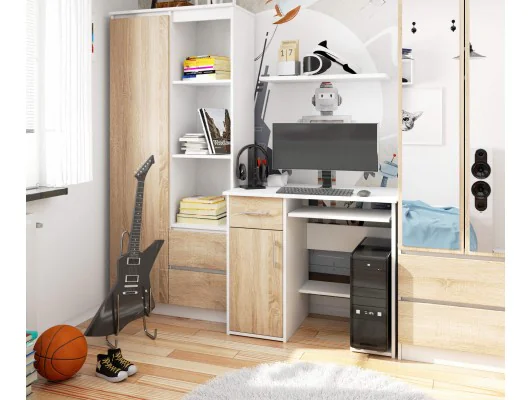 BIURKO JAY PK BIAŁY / SONOMA