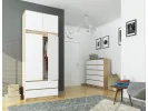 NADSTAWKA DO SZAFY S90 2D 2SZ CLP SONOMA / BIAŁA
