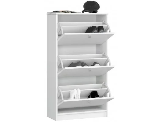 Zobacz SZAFKA NA BUTY 3 UCHYLNE DRZWICZKI 60 cm BIAŁA SZAFKA NA BUTY 3 UCHYLNE DRZWICZKI 60 cm BIAŁA