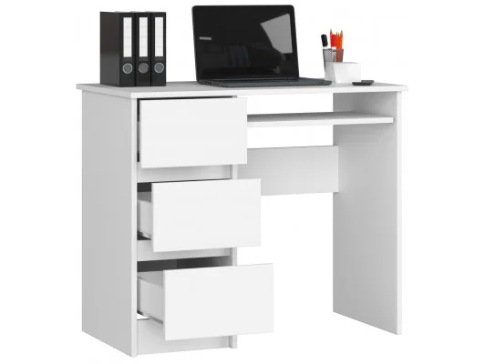 Zobacz BIURKO A-6 CLP BIAŁE LEWOSTRONNE BIURKO A-6 CLP BIAŁE LEWOSTRONNE