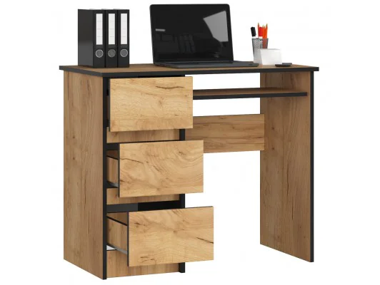 Zobacz BIURKO A-6 CLP DĄB CRAFT LEWOSTRONNE BIURKO A-6 CLP DĄB CRAFT LEWOSTRONNE