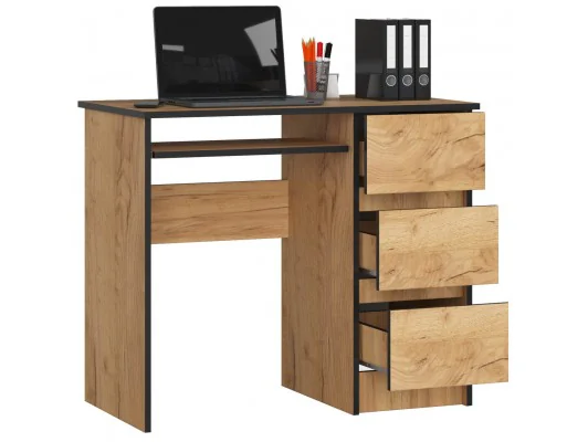 BIURKO A-6 CLP DĄB CRAFT PRAWOSTRONNE