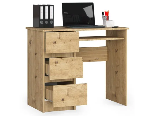 BIURKO A-6 CLP DĄB ARTISAN LEWOSTRONNE