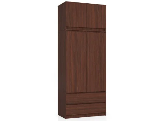 Nadstawka na szafę S 90 cm - wenge - 2 drzwi