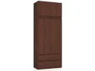 Nadstawka na szafę S 90 cm - wenge - 2 drzwi