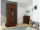 Nadstawka na szafę S 90 cm - wenge - 2 drzwi