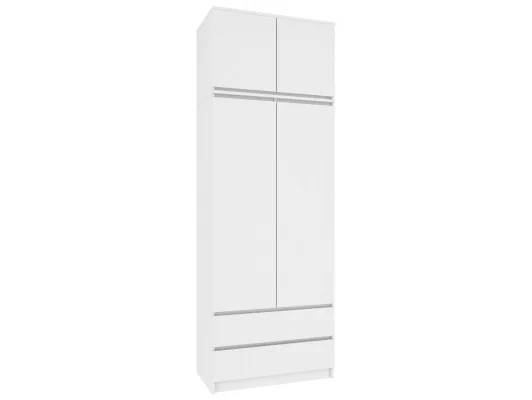 NADSTAWKA NA SZAFĘ S 90 cm BIAŁA 2 DRZWI