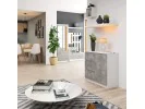 KOMODA K80 JERRY 1D 3SZ PK BIAŁA / BETON