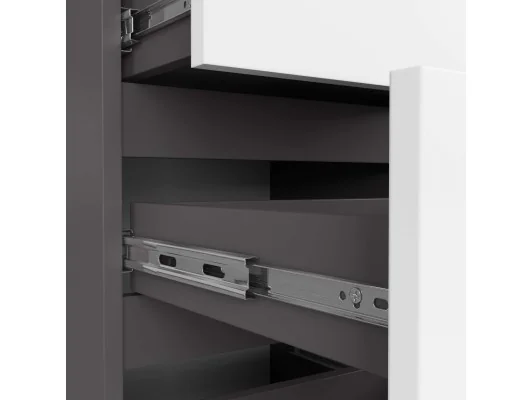 KOMODA CL4 PK GRAFIT SZARY / BIAŁA