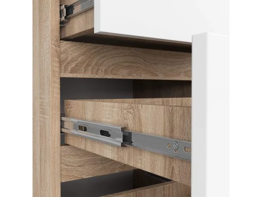 KOMODA CL4 PK DĄB SONOMA / BIAŁA