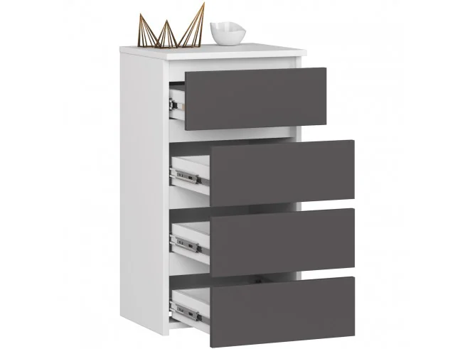 KOMODA CL4 PK BIAŁA / SZARA