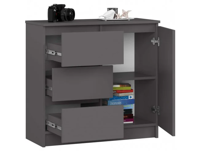 KOMODA K80 JERRY 1D 3SZ PK GRAFIT SZARY