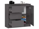 KOMODA K80 JERRY 1D 3SZ PK GRAFIT SZARY