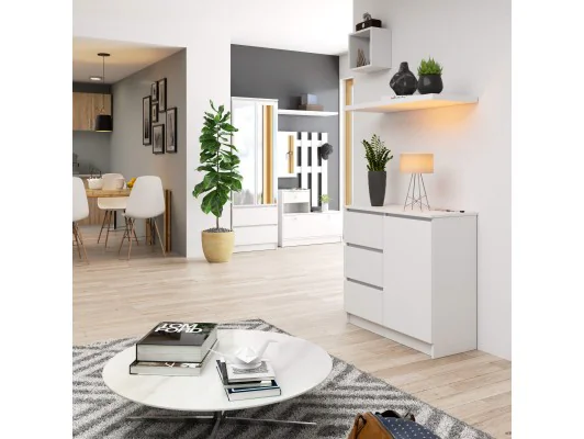 KOMODA K80 JERRY 1D 3SZ PK BIAŁA