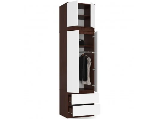 NADSTAWKA DO SZAFY S60 STAR WENGE/BIAŁA