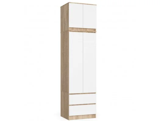 NADSTAWKA DO SZAFY S60 STAR DĄB SONOMA/BIAŁA