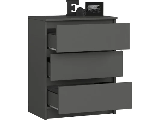 KOMODA K60 3SZ CLP GRAFIT SZARY