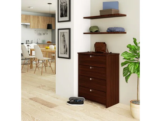 Szafka na buty RUBIN 4 uchylne drzwiczki 66 cm - wenge