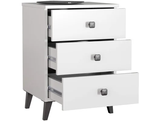 KOMODA MOBI K-03 BIAŁY CZARNY