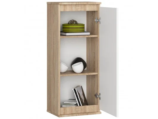 SZAFKA WISZĄCA - WITRYNA W40 CLP SONOMA / BIAŁA