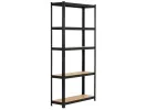 2x Regał metalowy garażowy 90x30x180 czarny