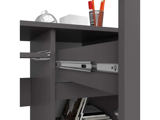 BIURKO KOMPUTEROWE PIKSEL PK SZARE - PRAWE