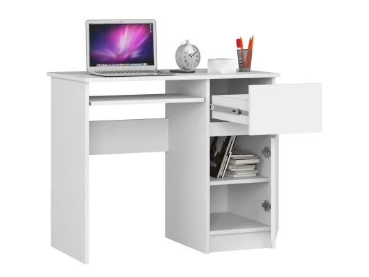 Zobacz BIURKO KOMPUTEROWE PIKSEL PK BIAŁE - PRAWE BIURKO KOMPUTEROWE PIKSEL PK BIAŁE - PRAWE