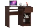 BIURKO KOMPUTEROWE 90 cm PIKSEL PRAWE WENGE