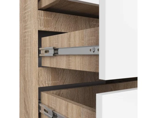 KOMODA CL3 3SZ CLP PK DĄB SONOMA / BIAŁY